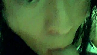 colombian ladyboy slut gives natural tits oral