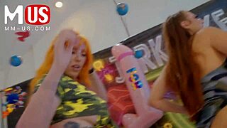 lauren phillips gia derza devour pussies in lesbian orgy game