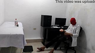 perverted doc jerks off after eyeing cute patient in kinky hospital roleplay