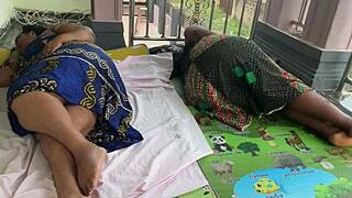 Two grannies share mature fun