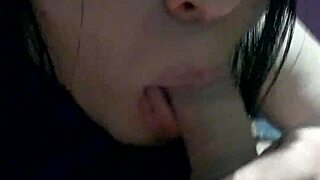 colombian ladyboy slut gives natural tits oral