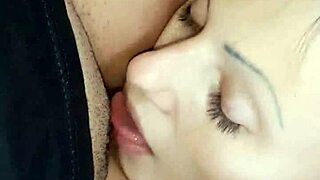 brunettes lick pussy in forest till explosive lesbian orgasm