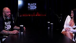 Leticia braga strips teasing her big tits and wet pussy on sheer red outfit