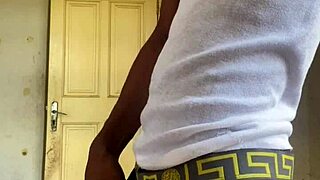 College Boy Jerks Massive Cock To Cumshot