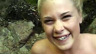 hey sexy teen wanna finger that wet pussy outdoors with me?