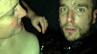 self sucking auto fellatio with pee splash