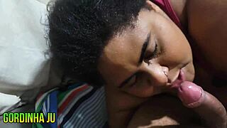 brazilian big pussy lips teen fucked missionary and swallows cum
