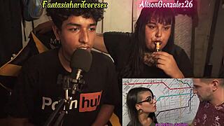 argentina's chubby big tits babe sucks fat cock wildly!