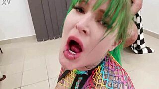 alexxa vice's insane 6on1 bwc anal fisting explodes in gapes squirt and cum swallow bliss
