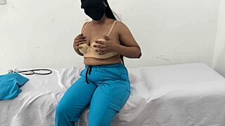 Big Ass Busty Nurse Fingers Juicy Pussy Gapes In Hospital Homemade Amateur