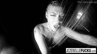 Jezebelle Bond Masturbates Nude Shower