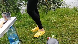 wild vacation outdoor sex compilation