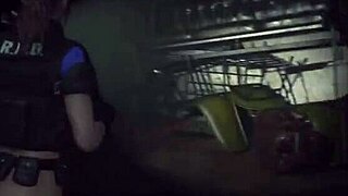 Busty cop Claire Redfield's monster tits arrest your gaze 👮‍♀️🍈🍈