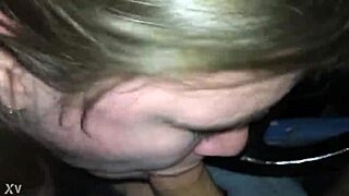milf girlfriend quickie car blowjob pov from mommy friend