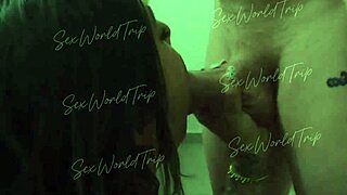 hot latina girlfriend gives amazing homemade blowjob outdoors
