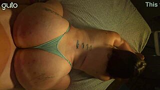 Melissa's huge ass gets raw fucked bent over