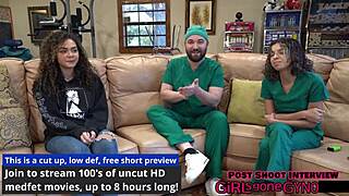 Neighbor's First Gyno Exam Spreads Mara Luv Wide