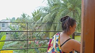desi wife tosses bra from balcony naughty fun