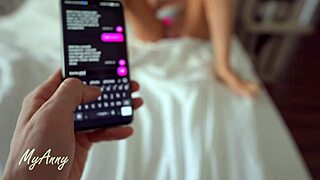 She tosses phone aside ditches condom craves raw creampie deep inside tight pussy