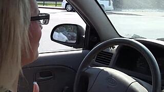 jacky joy picks up hitchhiker for wild ass and tits pounding