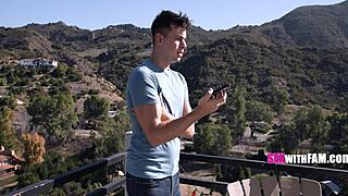 snapping milf's big tits for clout backfires into pov taboo wank - alexis malone kai jax
