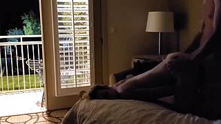 Open door hotel sex dares you to watch couple