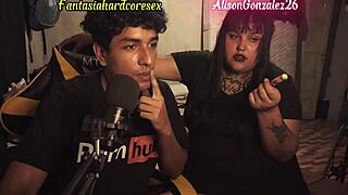 argentina's chubby big tits babe sucks fat cock wildly!