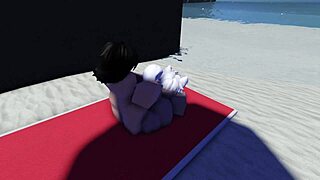 Caught Roblox Slut Bent Over Beach?