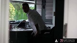 alexis crystal's work from home anal blooper turns irresistible with deepthroat and ass to mouth