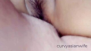 Close-Up Asian Filipina Milf Pussy Gets Hard Fucked by Thick Cock