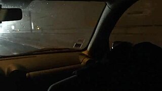hairy mature granny slut double teams cock in car for massive cum