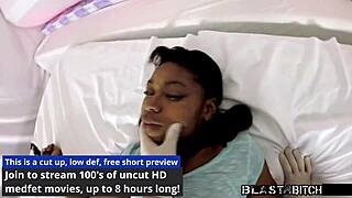 Minnie Rose overwhelmed by doctor's massive cum blast