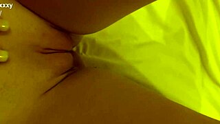 skinny babe jinxxxy gropes big ass tits solo bed homemade touching