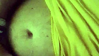 aline milf strokes flávio's cock to orgasm before bed with a cumshot