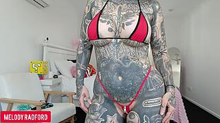 mommy, does this micro bikini make my huge milf ass look too tempting?