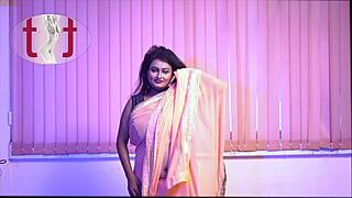 hey, its fashion fiesta with horny indian beauty in saree