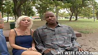 stranger mistress humiliates cuckold with bbc slave pounding