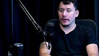 Met fiery Santa Caliente, learned porn positions, family drama, trans fetish crush - Tiago Oliveira on sheer red