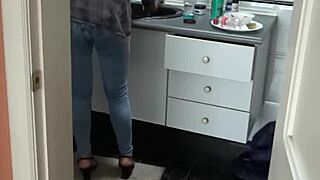 Cum In My Ass With Jeans On Moans 58yo Mature!