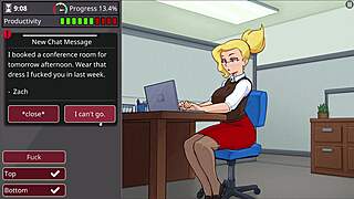 barely working ep 1: handling all those office dicks 🍆💦 office milf gangbang 😈
