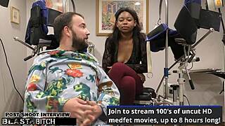 Minnie Rose overwhelmed by doctor's massive cum blast