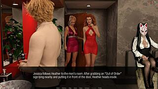 Stockings Straps Upskirt Jessica Oneil's Hard Office News Ep 33