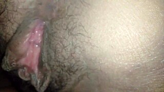 pretty big tits shaved pussy creampie makes her orgasm hard