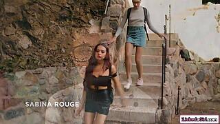 i kiss and eat my classmate's pussy lesbian teen threesome fun