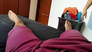 hey hijastro caught stroking that rica polla—suck it mature!