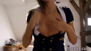 Big Ass Classy British Milf in Lingerie Fucked Hard in Steamy Threesome