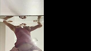 punishing my sexy muscular wife after club night fingering her big natural tits ass