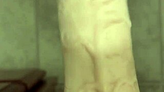 hey, this dildo fucks my wet hairy pussy so good in shower