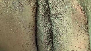big ebony natural tits oiled shaved closeup licking sucking domination