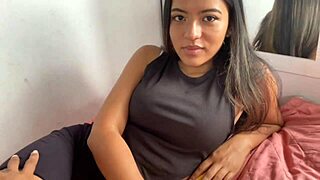 convinced hot latina friend for raw pov fun